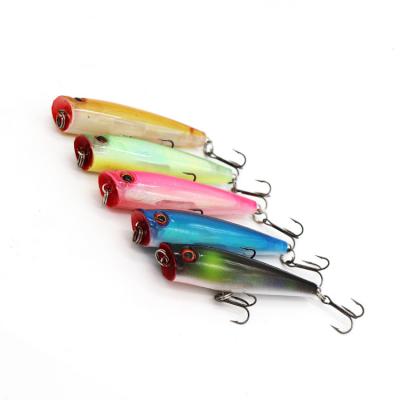 China Durable Popper Artificial Lures New Artificial Lures ABS Premium Plastic Sinking Bait 65mm 7g for sale