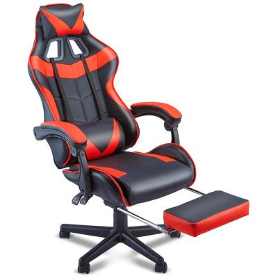 China Anji Cooling Computer Desk Fit Recliner Back Support Cheap Kursi Gaming Chair With Footrest for sale