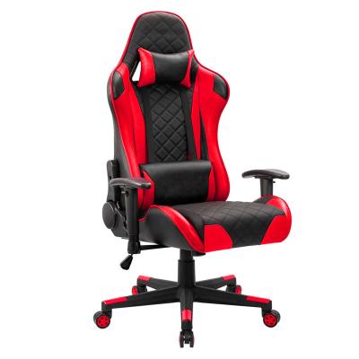 China Custom Leather Adjustable Red Executive Ergonomic Computer High Back Logo Gaming Chair Cooling Cheap Packaging for sale