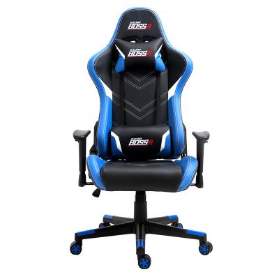 China (Size)Adjustable hot selling racing gaming chair new style pu leather soft gaming chair cadeira home gamer for sale