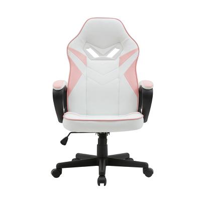 China (Size)Adjustable High Quality Swivel Racing Gaming Chair PU Computer PC Swivel Chair Leather Gaming Desk for sale