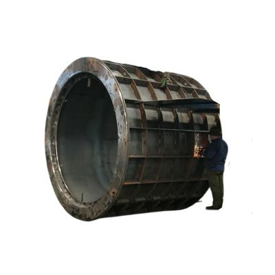 China Municipal Steel Concrete Drainage Inspection Well Mold Consist Of Precast And Iron Components for sale