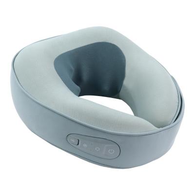 China New NECK Neck Massager U Shape Heating Smart Portable Chargeable Pillow Battery Electric Wireless Neck Massager for sale