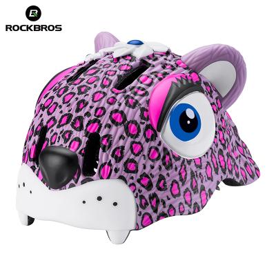 China With Taillight Design ROCKBROS CE Approved Kids Outdoor Sports Scooter Cycling Toy Helmet For Kids Bike for sale