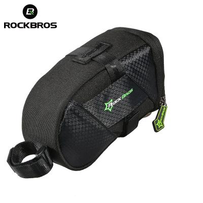 China Special Non-slip Zipper Design ROCKBROS MTB Road Bike Sports Tail Rear Bags Cycling Saddle Seatpost Bags Mountain Bike Bicycle Bag for sale