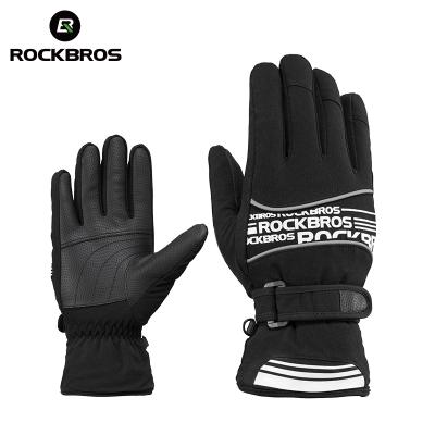 China ROCKBROS Reflective Custom Winter Outdoor Sports Motorcycle Windproof Ski Gloves for sale