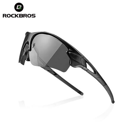 China ROCKBROS Polarized Photochromic Lens Wholesale Bicycle Cycling Outdoor Sports Driving Photochromic Polarized Sunglasses for sale