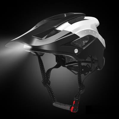 China Factory Custom Bike LED ROCKBROS Built-in MTB Light Bicycle Safe Cycling Helmet for sale