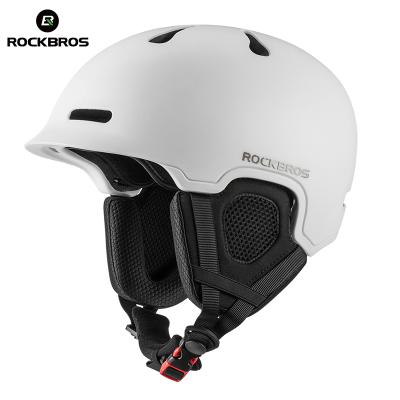 China ROCKBROS Ski Helmet Snow Sports Skiing Integral-molded Ultralight Ski Helmet Skateboard Helmet Manufacturer for sale