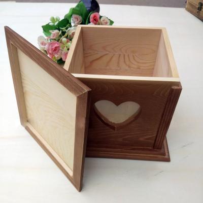 China Small Animal Pet Style Pet Urn Cat Dog Casket Photo Box Pet American Funeraire High Quality Wooden Memorial Keepsake Urn Cremation Urn for sale