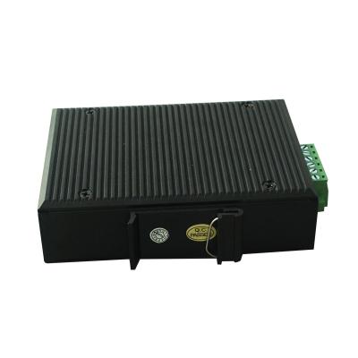 China Aluminum alloy industrial cctv ethernet switch network switch poe injector 30w for sale