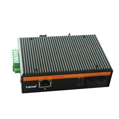 China Best FTTH FTTB FTTX Network Network Switches With Switch 10/100M Port Industrial Switch 10/100M *fiber 1*ETH +1 IP40 Media Converter for sale