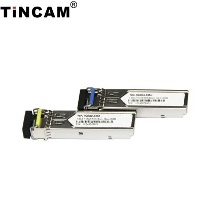 China Telecommunication Tincam 1.25G 10G SFP module transceiver, single dual mode SFP fiber optic transceiver module for sale