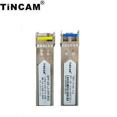 China Telecommunication TINCAM 1.25g SFP Single Mode Fiber 80km SFP Module Single Gigabit SFP Optical Module for sale