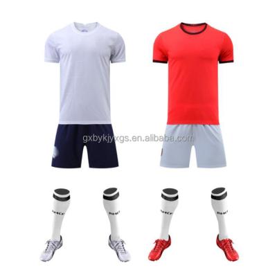 China Hot Selling 2022 World Cup Football Uniform Set Thailand Thai Quality Soccer Jersey Wear for sale