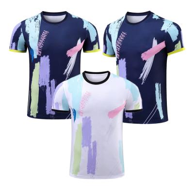 China Wholesale Quick Dry Men's Tennis Wear Badminton Tops Jersey Table Tennis T shirts for sale