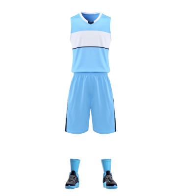 China Cheap Basketball Suit Tracksuits Uniforms Reversible New Basketball Jersey for sale