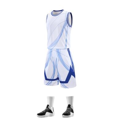 China Fitness Wear Sports Clothing Mens Basketball Jersey Hot Press Print Style Men's Shirt Basketball Uniforms for sale