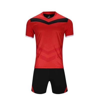 China Men's Boys Soccer Breathable Jersey Uniforms Adult Soccer Kit Football Jersey Stitched Soccer Kit for sale