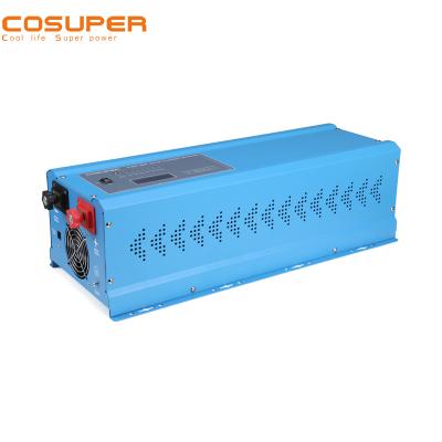 China 24V 48V 220V 6000 Watt Pure Sine Wave Inverter Charger 670*255*185 for sale