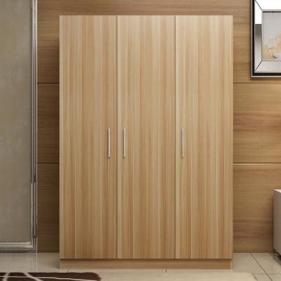 China Modern Bedroom Wardrobe Freestanding With Solid Wood Three Doors Non Toxic for sale