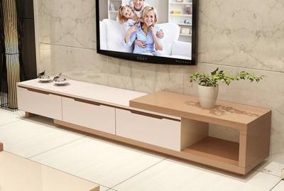 China Environmental Flat Screen TV Console Cabinet Elegant Piano Paint Process for sale