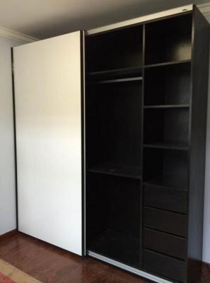 China Sliding Door Custom Bedroom Wardrobes Furniture Wooden With Polish Lacquer for sale