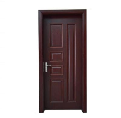 China Wooden French Contemporary Interior Doors Solid Wood Frame Anti Aging for sale