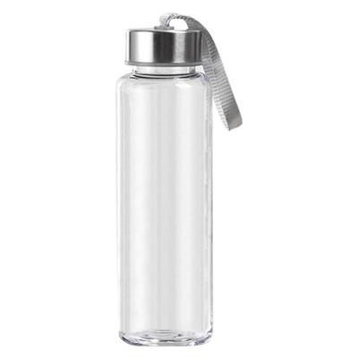 China Wate Viable Glass Bottle Portable Lightweight Drinking Bottle For Outdoor Sports Transparent Convenient Cup for sale