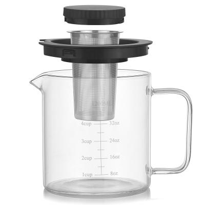 China Hot Selling Cheap Sustainable Amazon Coffee Filter Glass Jar With Measures Coffee Water Glass Measuring Cup for sale