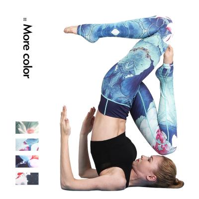 China Wholesale Breathable Quick Dry Sportswear Clothing Fitness Women Pants Yoga Sports Gaiters Stretch Gaiters Gym for sale