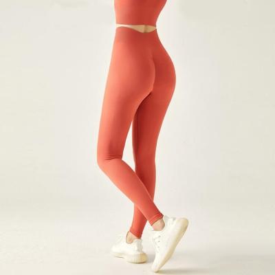 China Breathable Wholesale Women High Waist Seamless Fitness Wear Gym Wear Leggings Butt Lift Yoga Pants for sale