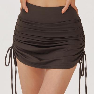 China 2021 Sexy Women's QUICK DRY Hot Skirt Shorts Yoga Safety Lift Up Women Sports Quick Dry Yoga Shorts for sale