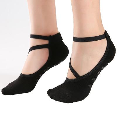 China Wholesale QUICK DRY Yoga Socks for Women Non Slip Grips and Straps for sale