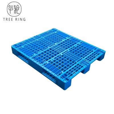 China Single Faced 55*48” Big Entry Karachi PE Four Way Single Face Anti-Slip Heavy Duty Runner Plastic Logistic Pallet Stretching 1400*1200 for sale