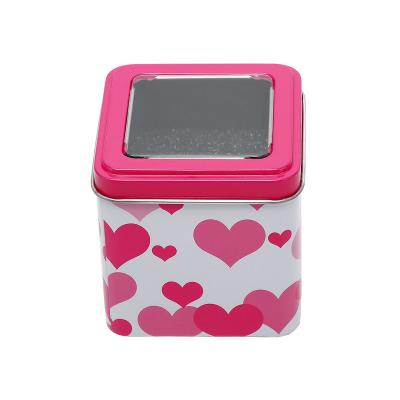 China High Quality Luxury Shiny Metal Tin Watch Box Shiny Watch Box with Customizable Interior for Stylish Storage for sale