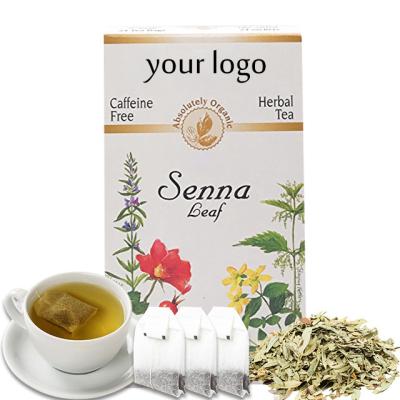 China Sugar Free Relief Premium Unbleached Tea Bags Certified Organic Senna Tea For Detox Cleanse Weight Loss Tea Diet for sale