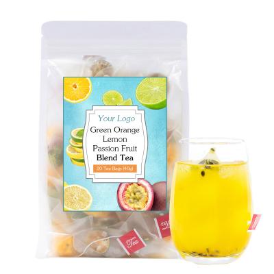 China Mixed Beverage Ice Tea Bag Tea Ice Tea Flavor Infusion Lemon Green Passion Fruit Passion Fruit Cold Orange Pitcher Cold Infusion Fruit Tea Brew for sale