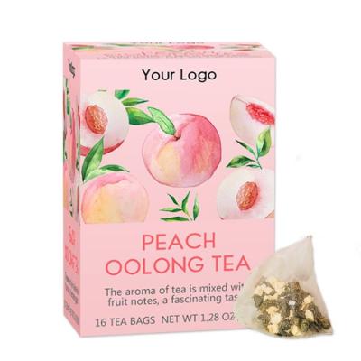 China Tea Bags No Artificial Ingredients Cold Infusion Fruit Tea Ice Tea Peach Oolong Tea for sale