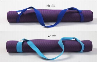 China 8 Feet Yoga Mat Strap Heat Resistant Mix Weave For Gym Exercise for sale