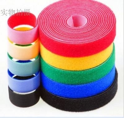 China 100% Nylon Hook And Loop faestener / Double sided hook and loop tape / Hook and loop cable ties for sale