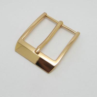 China Eco-friendly Die Casting Buckle Manufacturer Factory Golden Color 35mm Inner Size Zinc Alloy Square Pin Buckle for sale