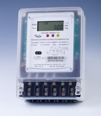 China Two-phase three-wire RF communication energy meter / PLC / KWH meter (infrared communication) LTM12 for sale