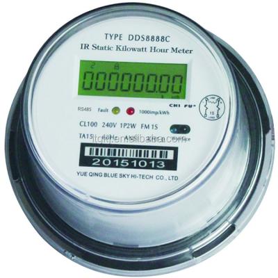 China ANSI 12S TWO-PHASE SOCKET round energy meter medidor de energia DSS8888 for sale