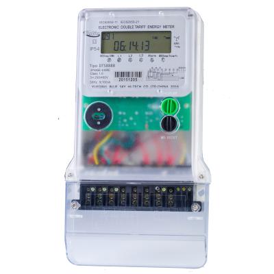 China DTS8888 Multi-Function Three Phase Four Wire Active Reactive Demand Multi-Rates RF Electricity KWH Meter DTS8888 for sale