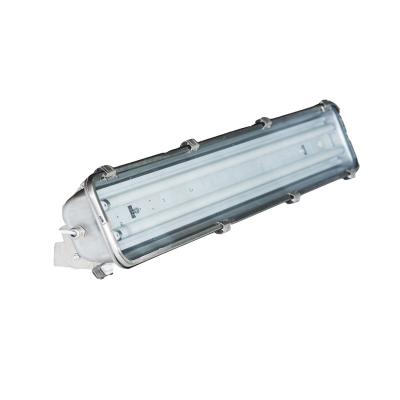 China Led Warehouse Spot Steel Body Fixture Ip65 Bat Light Triproof Triproof Lamp For T8 Tube Spot Steel Light for sale