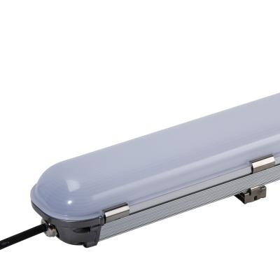 China Garage Ip65 T5 Waterproof Lead / T8 Fluorescent Plastic Lamp Covers Tri Proof Tube Light for sale