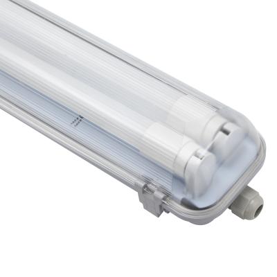 China CE SAA Residential CB BSCI NSF Approve 5FT Twin IP65 Tri Proof Empty Led Linear Light Fixture for sale