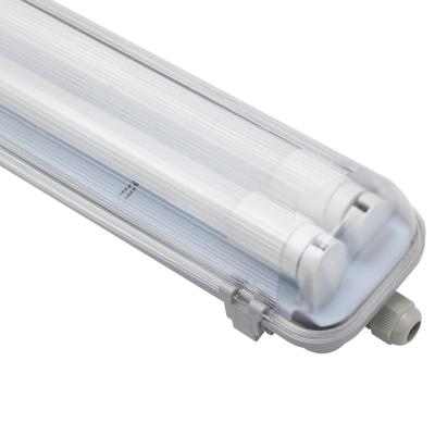 China Residential 5Ft Twin Light Tubes Lamp Housing AC 85-265V Vacuum Waterproof Ip65 Proof Tri Light for sale