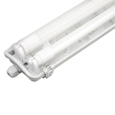 China Residential Unique Design Ip65 Triproof Twin Mount Empty Housing 5Ft Led Tubes Without Gear Tray for sale